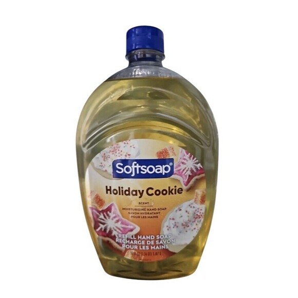 Softsoap Hand Soap Holiday Cookie Refill 50 oz Large Bottle Christmas NEW